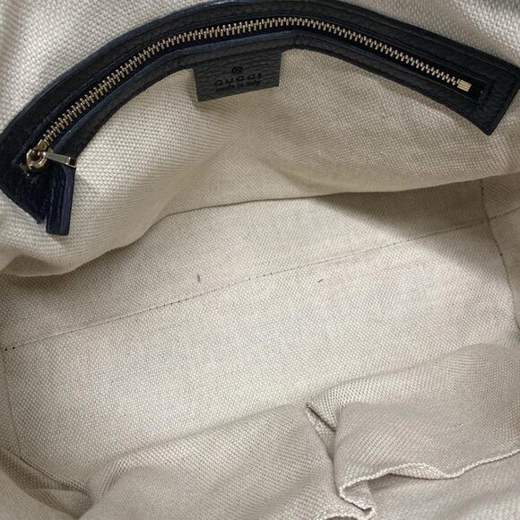 GUCCI Soho Black Leather - Handbag 682-062825 - Picture 10 of 14